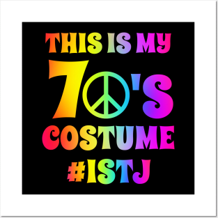 Groovy ISTJ This Is My 70s Costume Halloween Party Retro Vintage Posters and Art